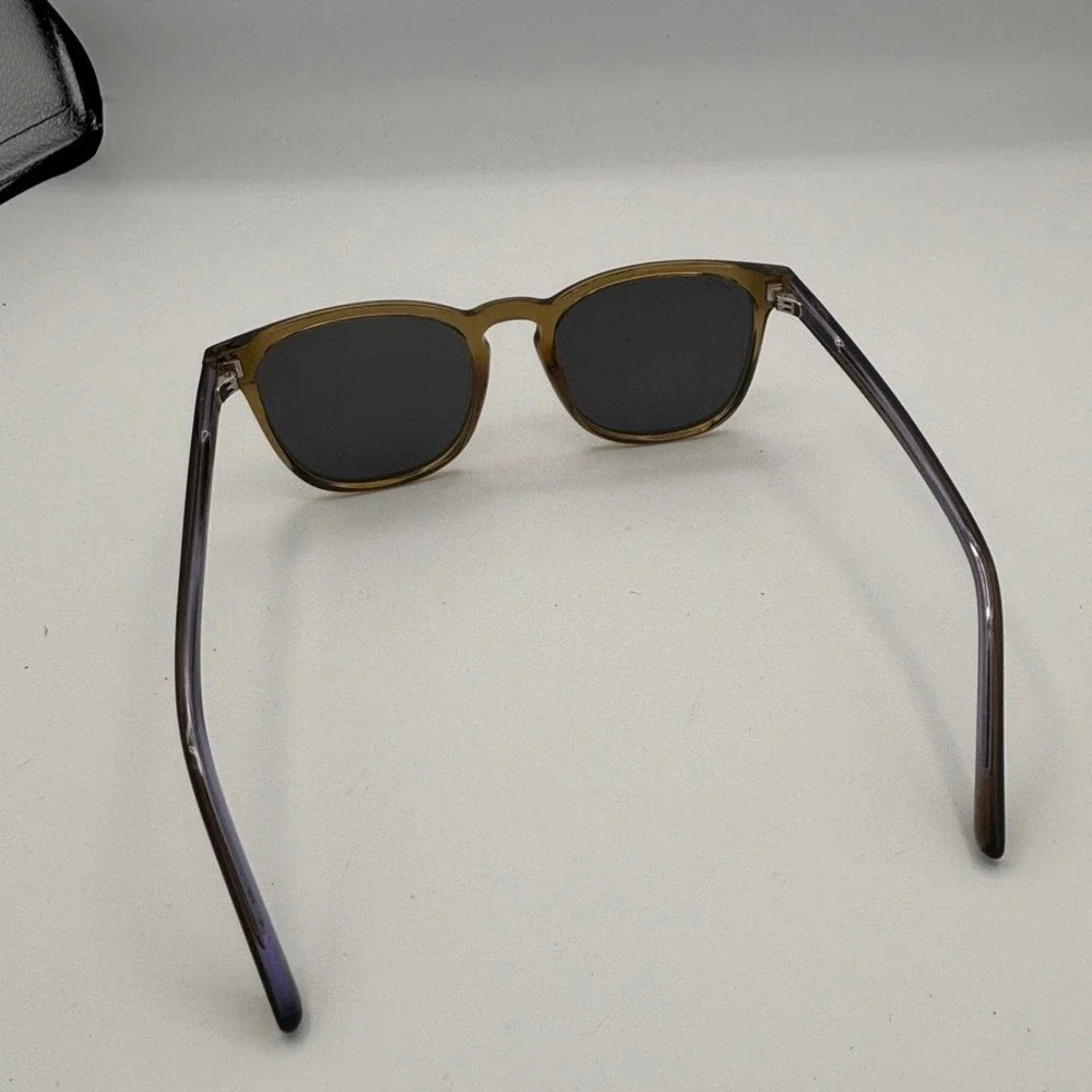 WMP Nick Sunglasses Crystal Olive Round Polarized Retro Eyewear - Picture 4 of 10